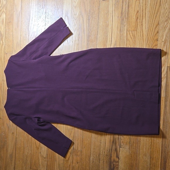 M.M. Lafleur Etsuko burgundy pocket sheath dress - Picture 4 of 6